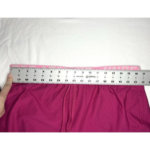 Under Armour Barbiecore Athletic Shorts Womens L Lightweight Workout Logo Gym - Picture 5 of 8